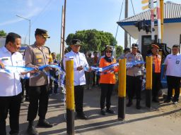 Kapolres Jombang: Pos Jaga dan Palang Pintu Perlintasan Kereta Api Dibangun untuk Keselamatan Warga
