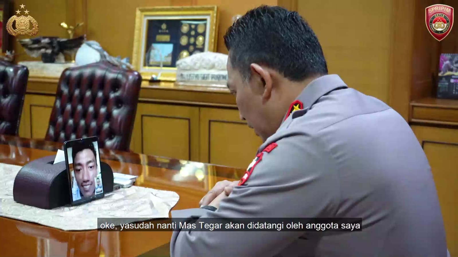 Kapolri Wujudkan Mimpi Teuku Tegar Jadi Polisi Melalui Jalur Ini