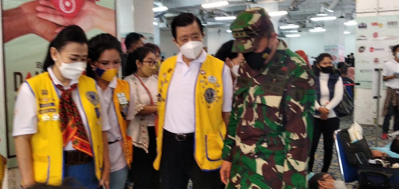 Peduli Sesama, Bakti Sosial Donor Darah Lions Club Surabaya Digelar Dengan Prokes Yang Ketat