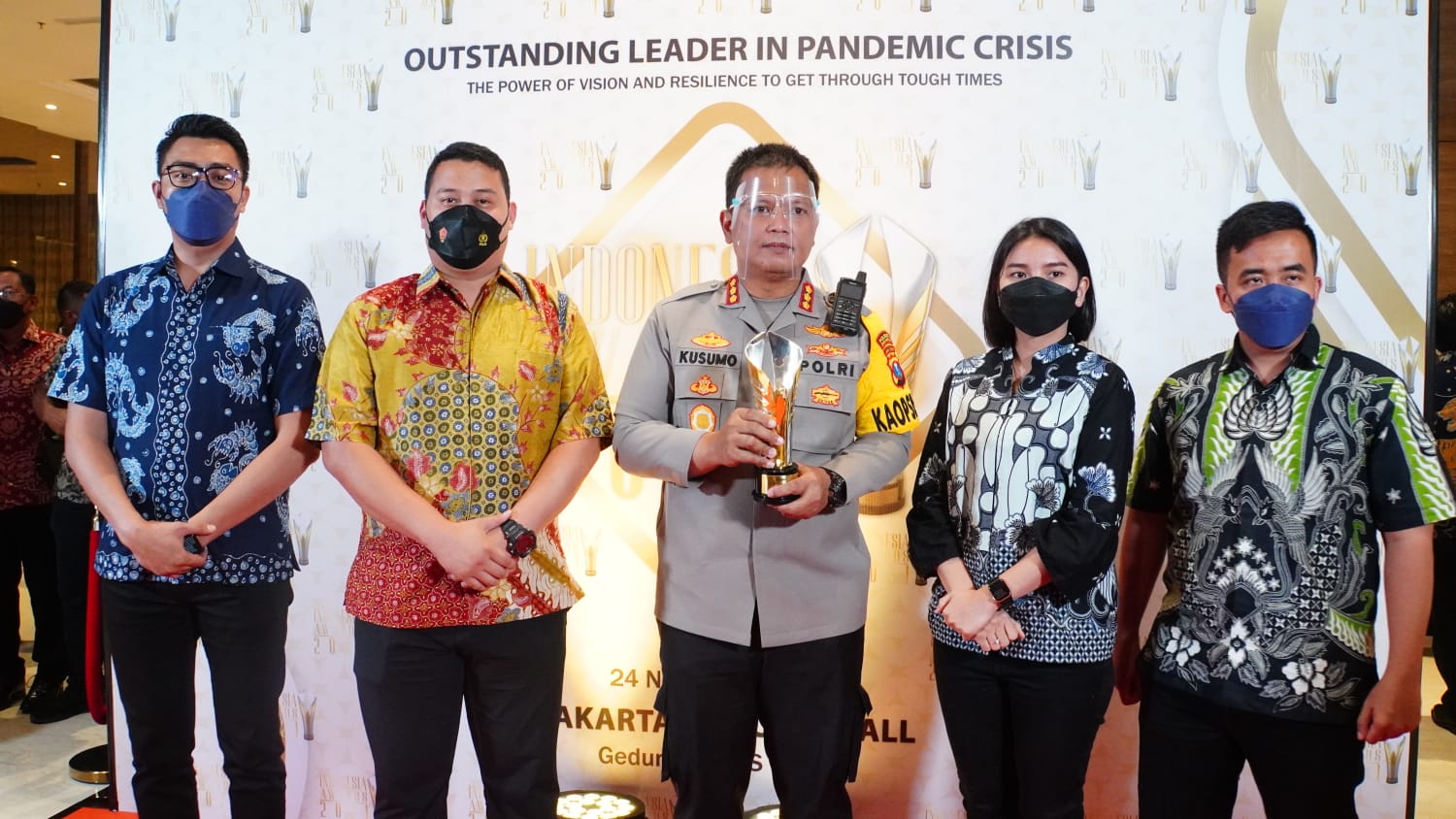 Polresta Sidoarjo Raih Indonesia Award 2021, untuk Penanganan Sosial di Masa Pandemi