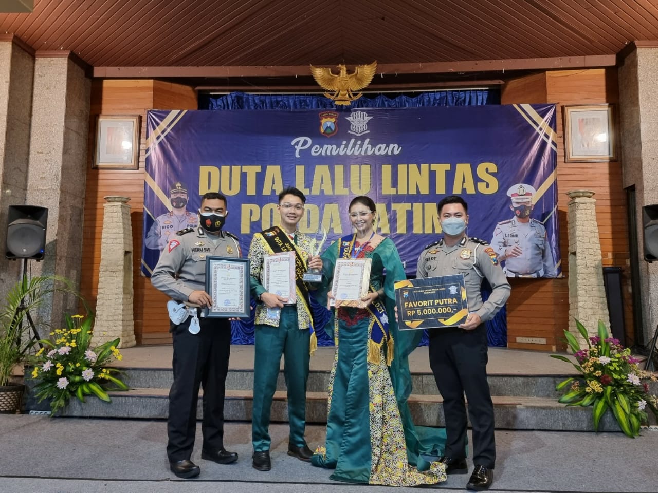 Duta Lalu Lintas Polres Jember Sabet Juara Favorit Polda Jatim
