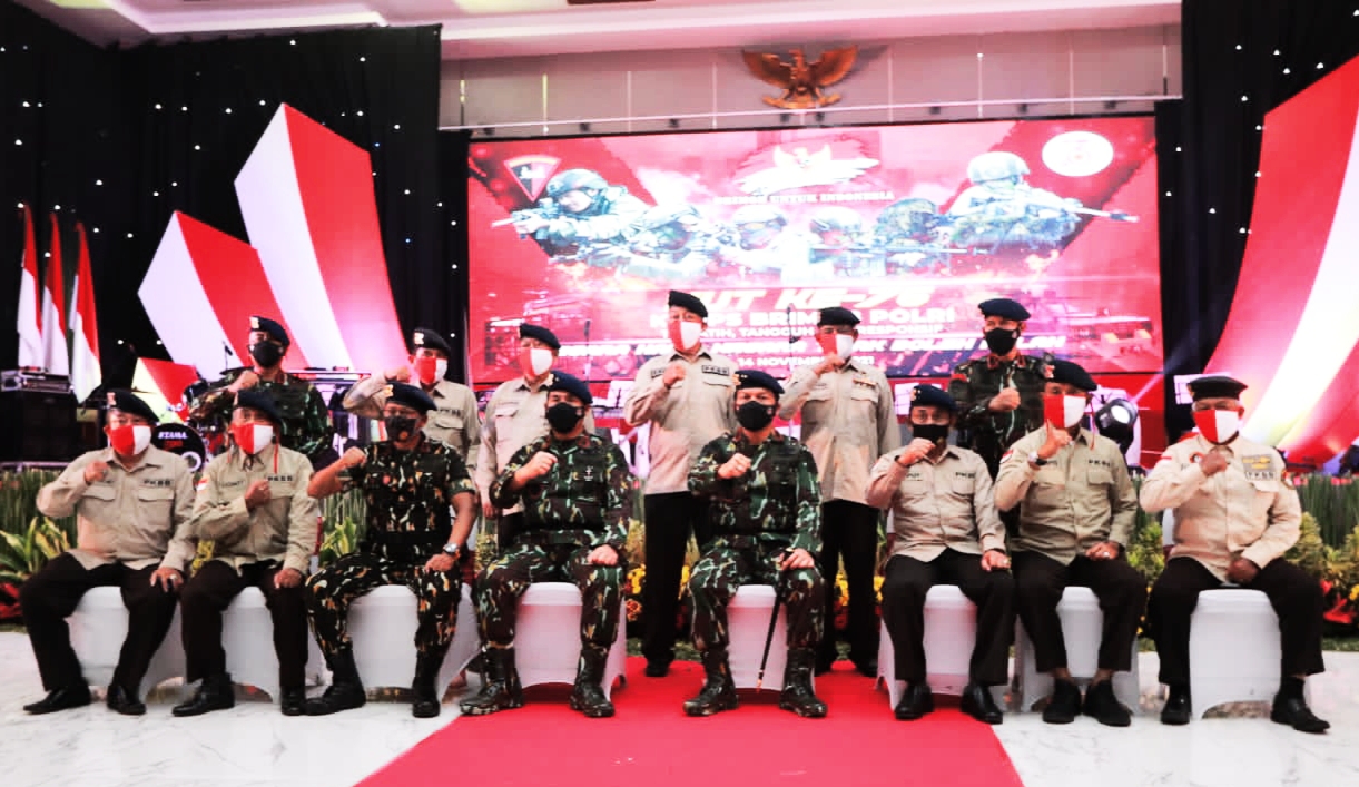 HUT Brimob ke-76, Kapolri: Kita Harus Ingat Pesan Bung Karno Warisi Apinya Jangan Abunya