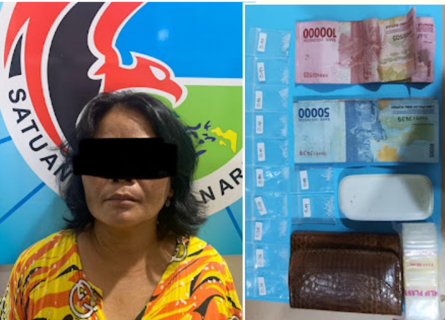 Edarkan Sabu, Seorang Emak Emak Warga Tambak Pring Dibekuk PolisI