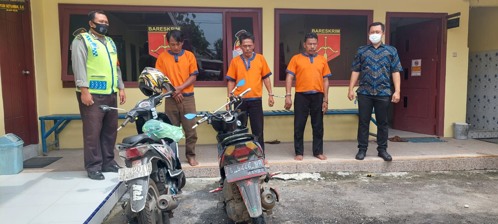 Komplotan Maling Asal Tuban Ditangkap di Luar Kota Pasca Beraksi di Gresik
