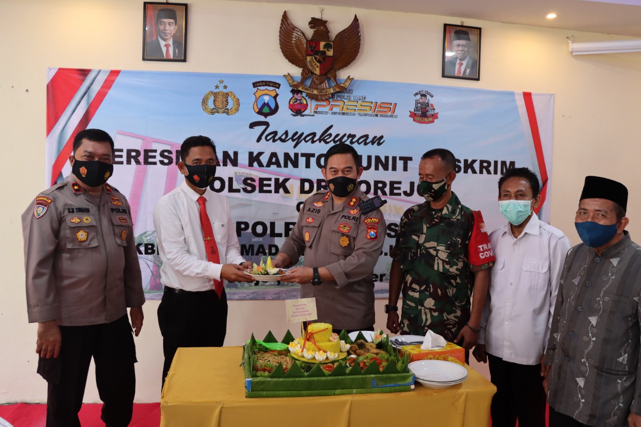 Kapolres Gresik Resmikan Kantor Unit Reskrim Polsek Driyorejo Gresik