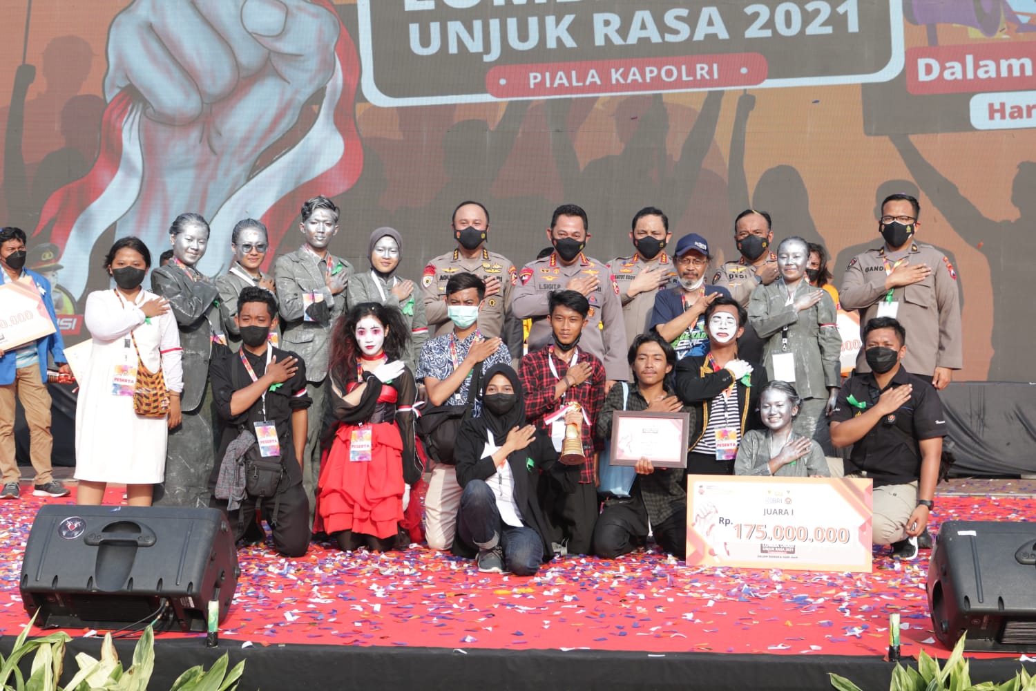 Perwakilan Jawa Timur, Unesa Juara 1 Lomba Orasi Piala Kapolri