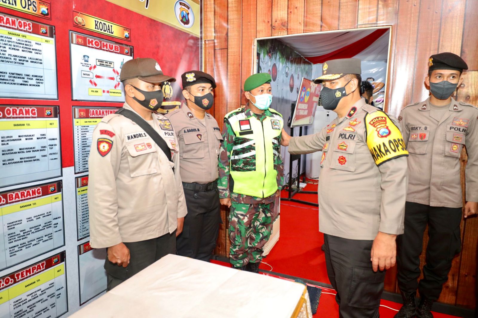 Cek Pospam di Tulungagung, Waka Polda Jatim : Waspada Terhadap Dinamiika Perkembangan Masyarakat