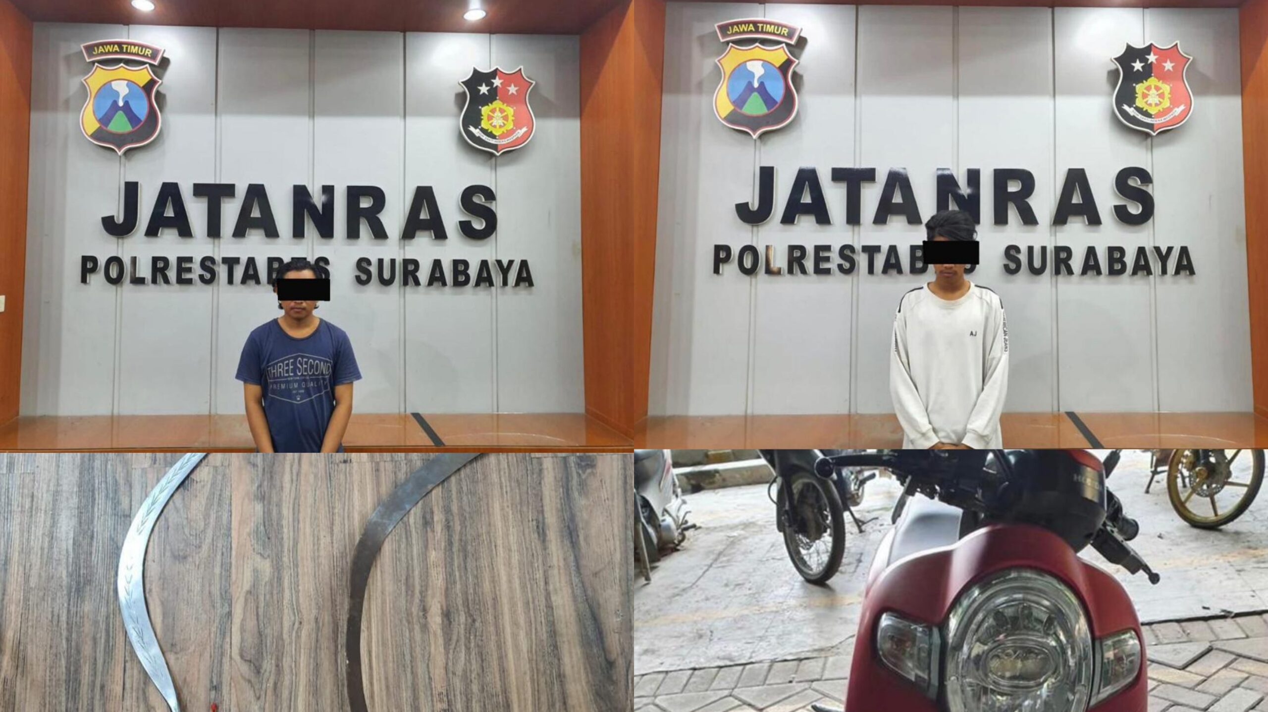 Berdasarkan Rekaman CCTV, Satreskrim Polrestabes Surabaya Berhasil Menangkap Pelaku Penganiayaan