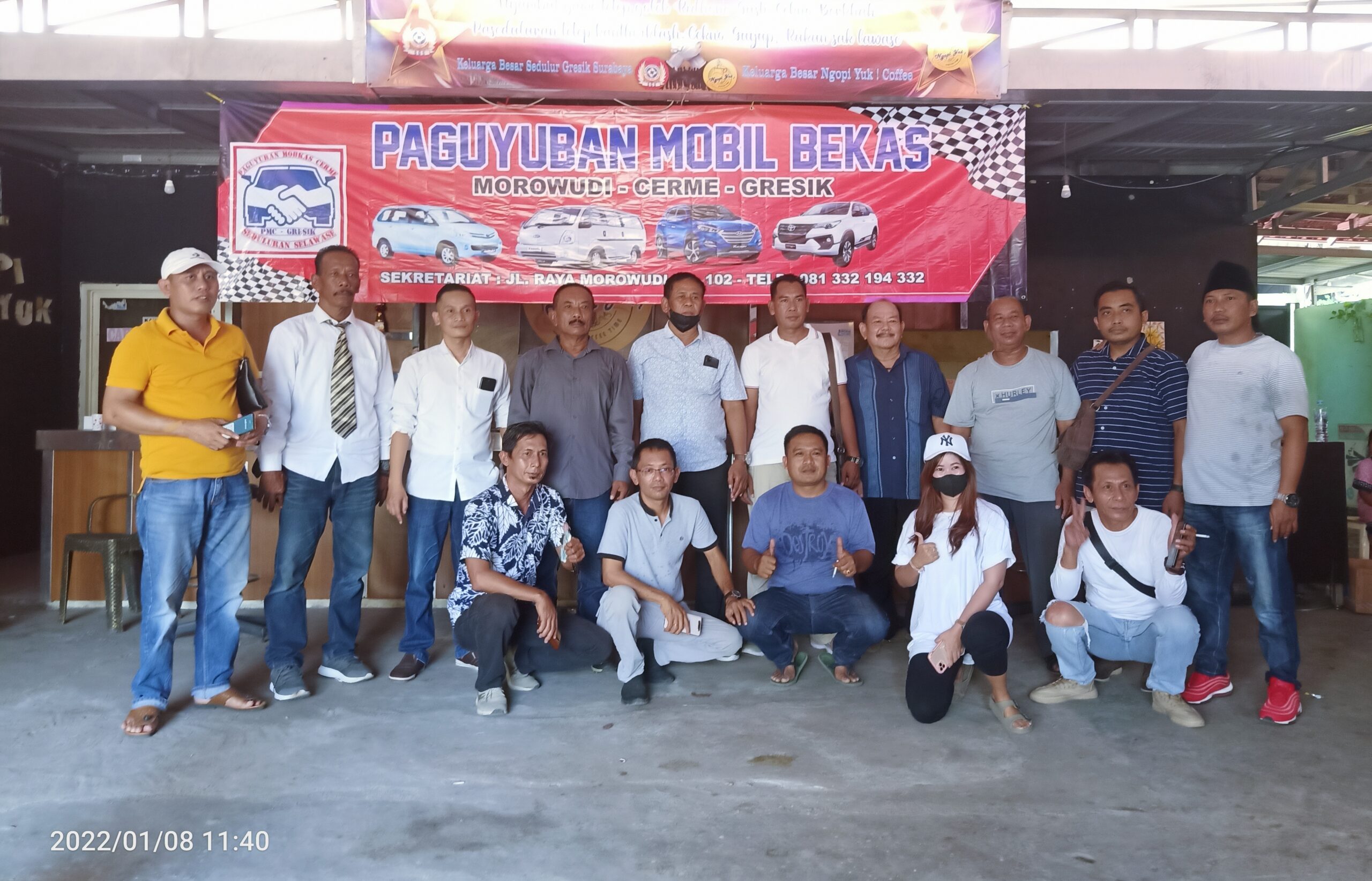 Paguyuban Mobil Bekas Morowudi Cerme Gresik Gelar Pertemuan Guna Perkuat Persaudaraan