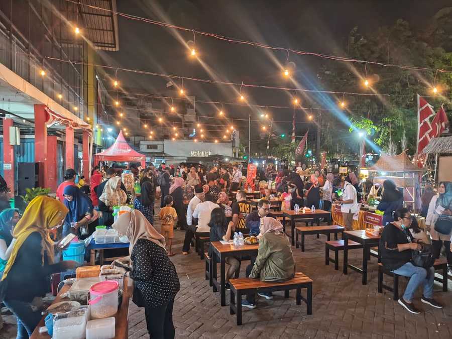 Bazar Senja Surya Tempat Nongkrong Asik