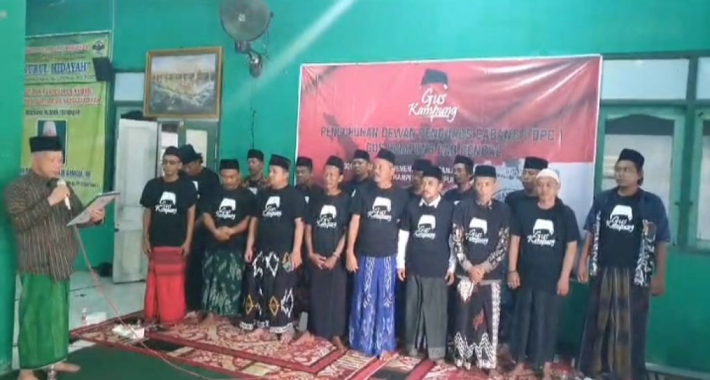 Pengukuhan Pengurus Gus Kampung Kabupaten Kendal Sekaligus Deklarasi Kemenangan Ganjar-Mahfud Presiden RI