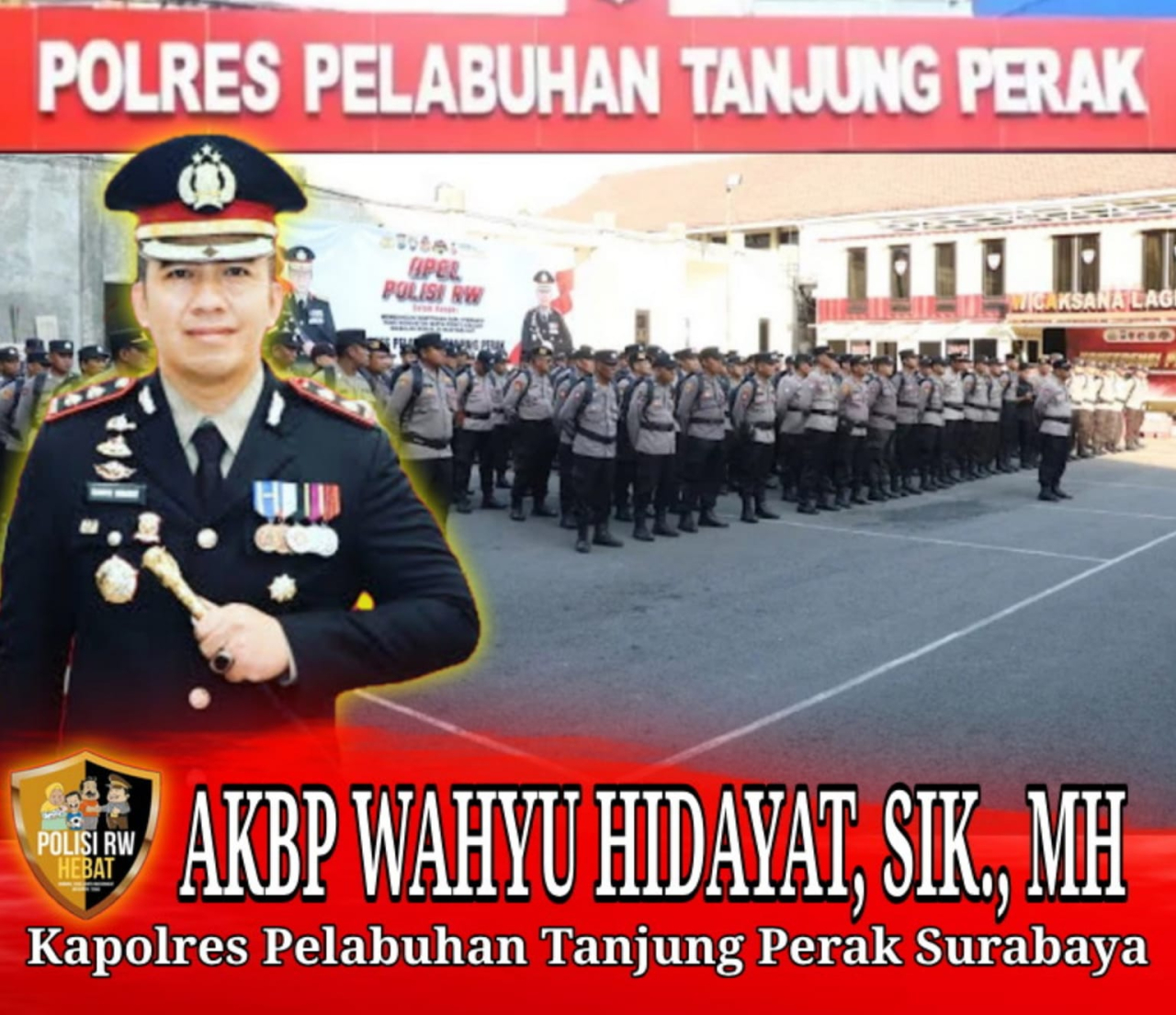Kapolres Pelabuhan Tanjung Perak Surabaya, AKBP Wahyu Hidayat (Foto: Dok Humas Polri)