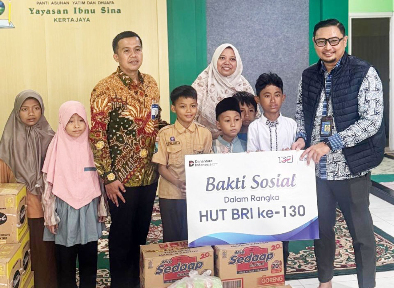 BRI Peduli Surabaya: Ringankan Beban Panti Asuhan Lewat Bantuan Sembako