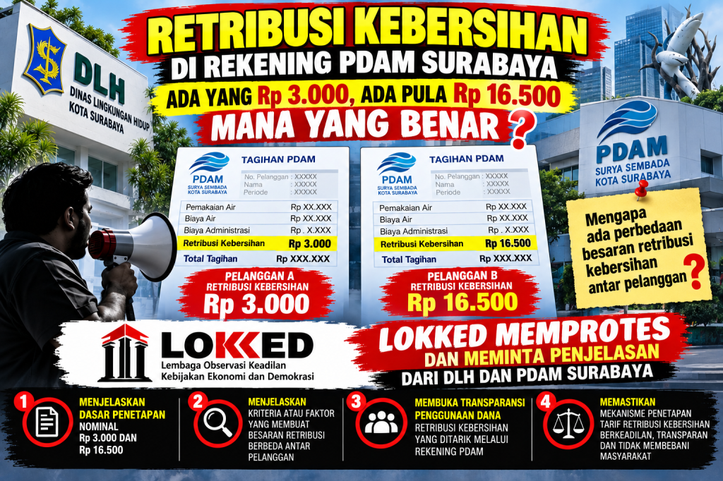 Retribusi Titip Di PDAM Selisih Angka Menjadi Masalah.