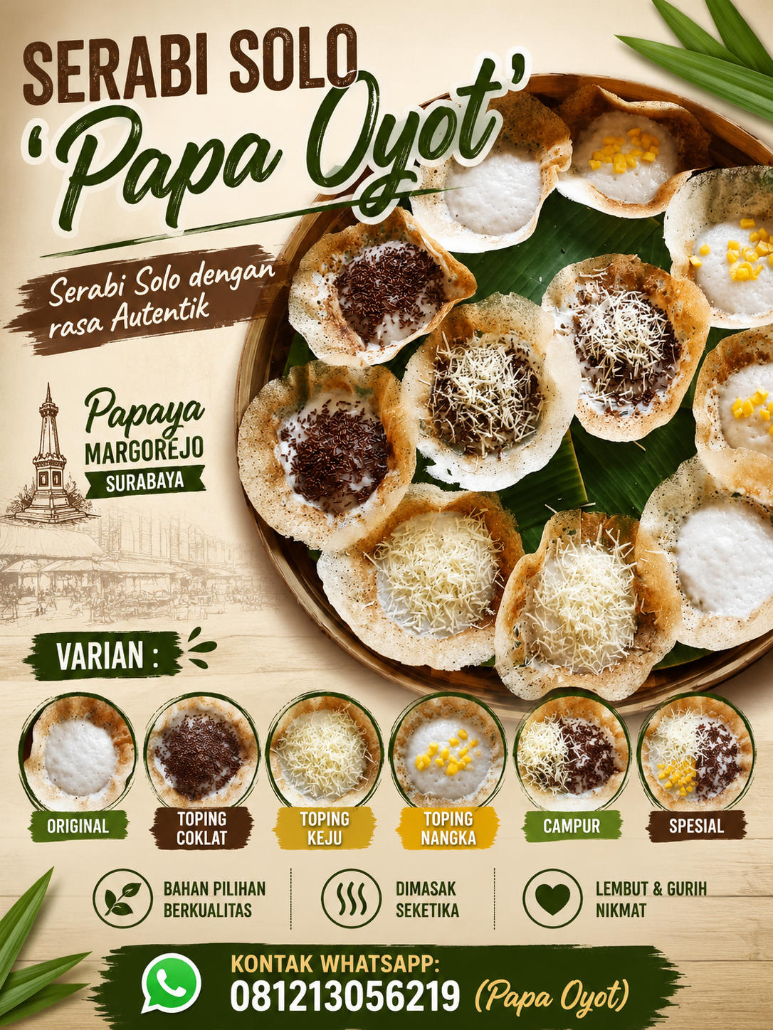 Serabi Solo Papa Oyot